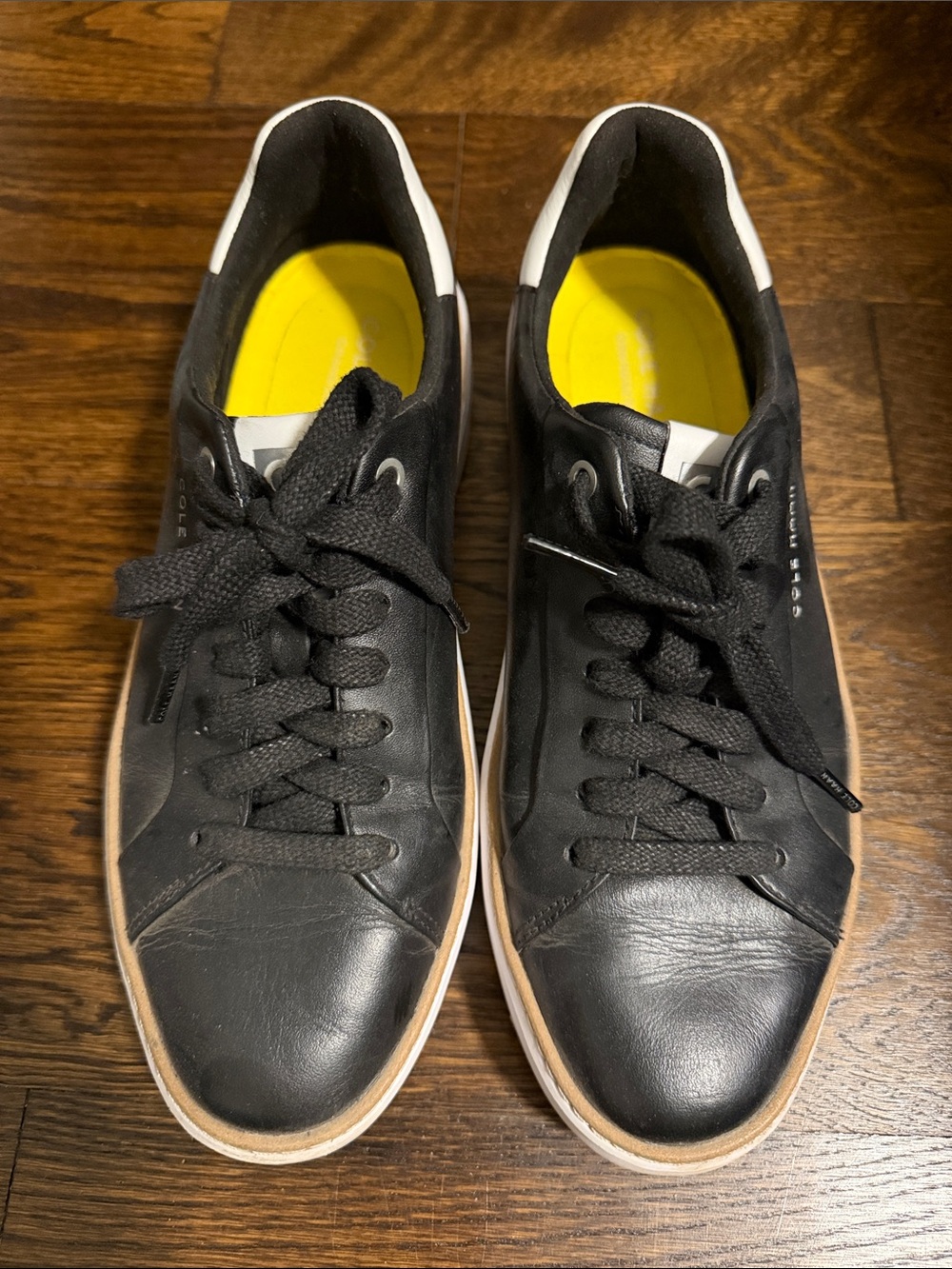 Cole Haan Black Leather Low-Top Women’s Sneakers